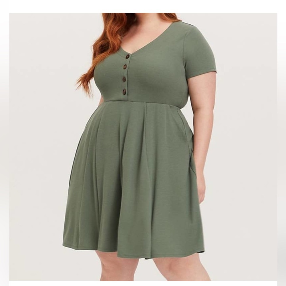 Soft Olive Dress